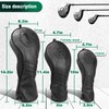 Golf Club Head covers Wood Set 3 PACKS 1FH DR