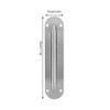 TOPINCN Door Handle Stainless Steel Pull and Push Plate Door