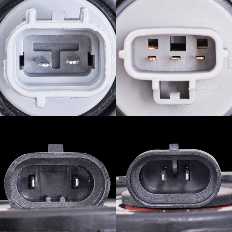 Brock Replacement Driver and Passenger Side Halogen Combination Headlight Assembly