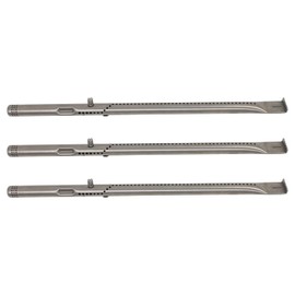 UpStart Components 3-Pack BBQ Gas Grill Tube Burner Replacement Parts for Charbroil 463242515 - Compatible Barbeque Stainless Steel Pipe Burners