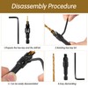 12 PCS Countersink Drill Bit Set, Counter Sink Drill Bits