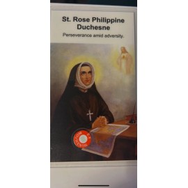 St. Rose Philippine Duchesne 3rd Class Relic Card  Patron of  Perseverance