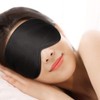 INF Sleep Mask Silk Lightweight Material Adjustable Blindfold for Travel
