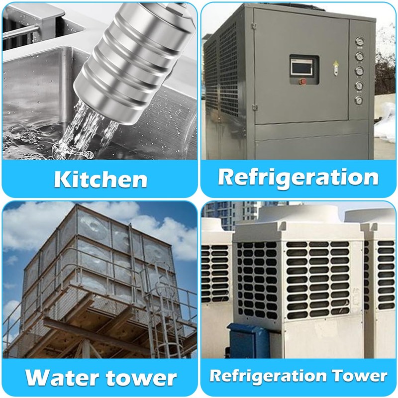 2PCS Stainless Steel Mini Floating Ball Valve, Automatic Water Level