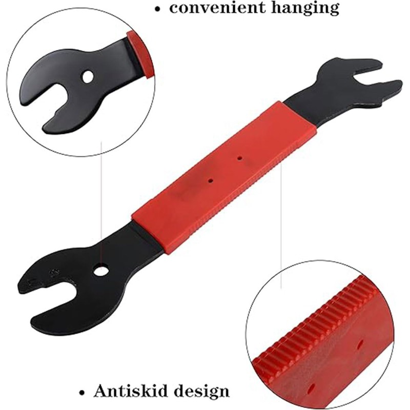 AIMALL Bicycle Pedal Removal Wrench - 11.18 Inch Bicycle Repair