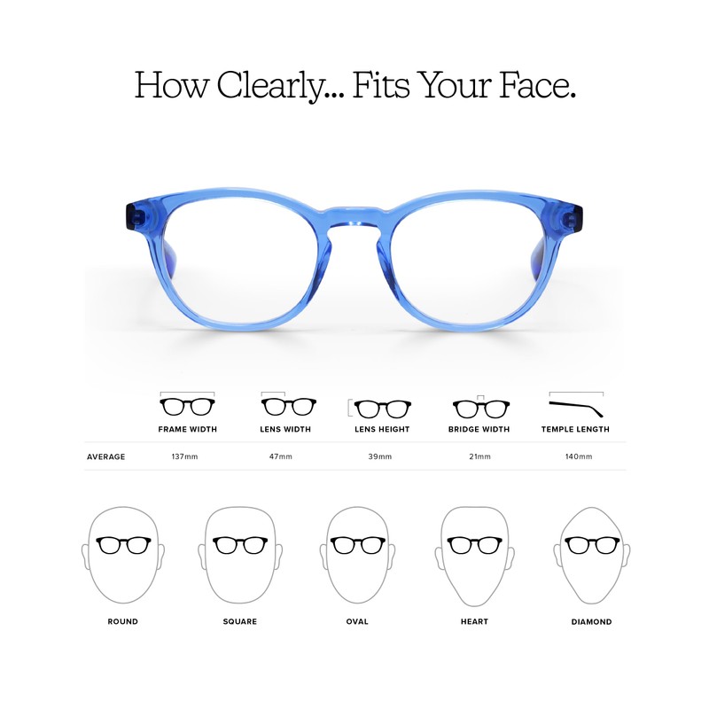 eyebobs Clearly Unisex Premium Blue Light Readers, Pink Crystal Front