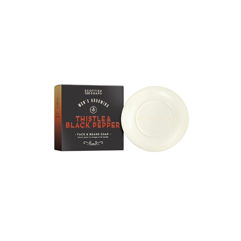 Scottish Fine Soaps Gesichts- & Bartseife Thistle & Black Pepper