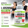 L Arginina 1200 mg | Pre Entreno y Óxido Nítrico
