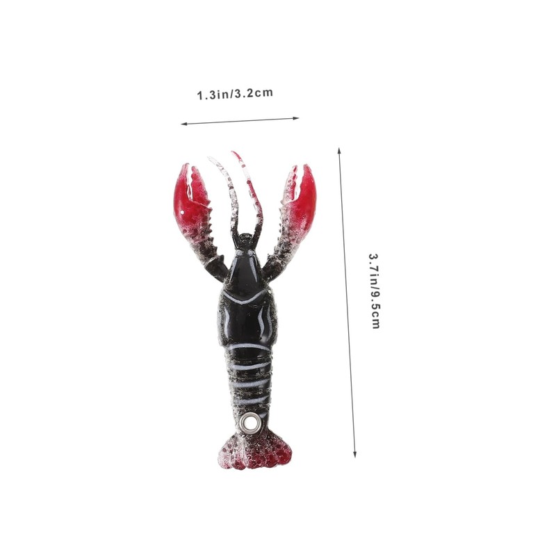 BIUDECO Fishing Baits Set 4pcs Artificial Lobster Fake Fish Bait