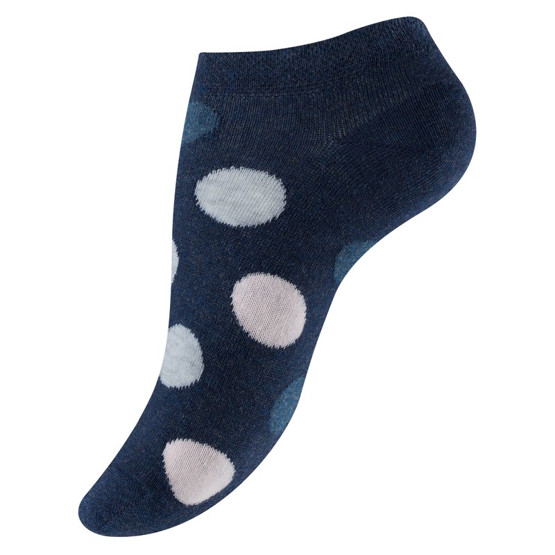 Vincent Creation 8 or 12 Pairs Women's Trainer Socks, Multicolour