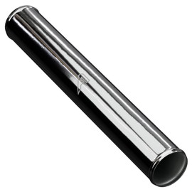 76mm (3 Inch) T6063 Aluminium Polished Round Tube, 500mm Length Seamless Straight Tubing