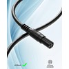 VHBW 63V Charger Compatible with Segway Ninebot Charger 4 Prong
