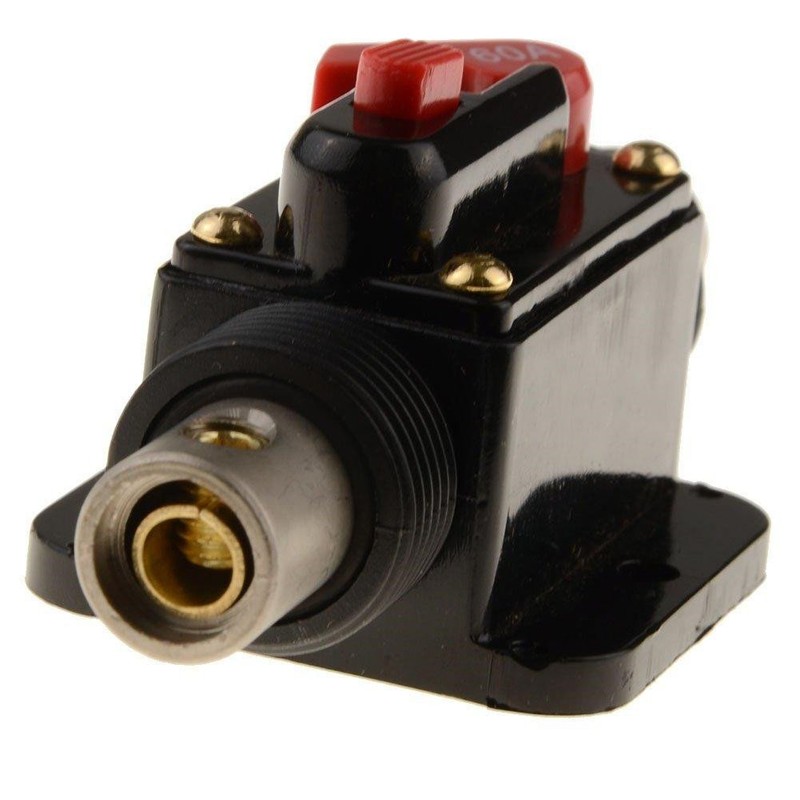 RKURCK 60 Amp Circuit Breaker Manual Reset Inline Fuse Inverter