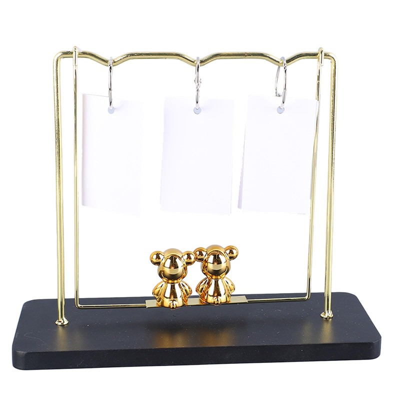 2023 Metal Desk Calendar Standing Flip, Desktop Perpetual Flip Calendar