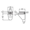 Polar Shelf Grip N Shape Medium TG – 10 , , , White,