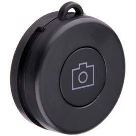 Elecom P-SRBBK Bluetooth Selfie Remote Control, Smartphone Compatible, Black