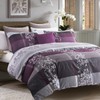 SLEEPBELLA Comforter King Size, 600 Thread Count Cotton Grey Paisley