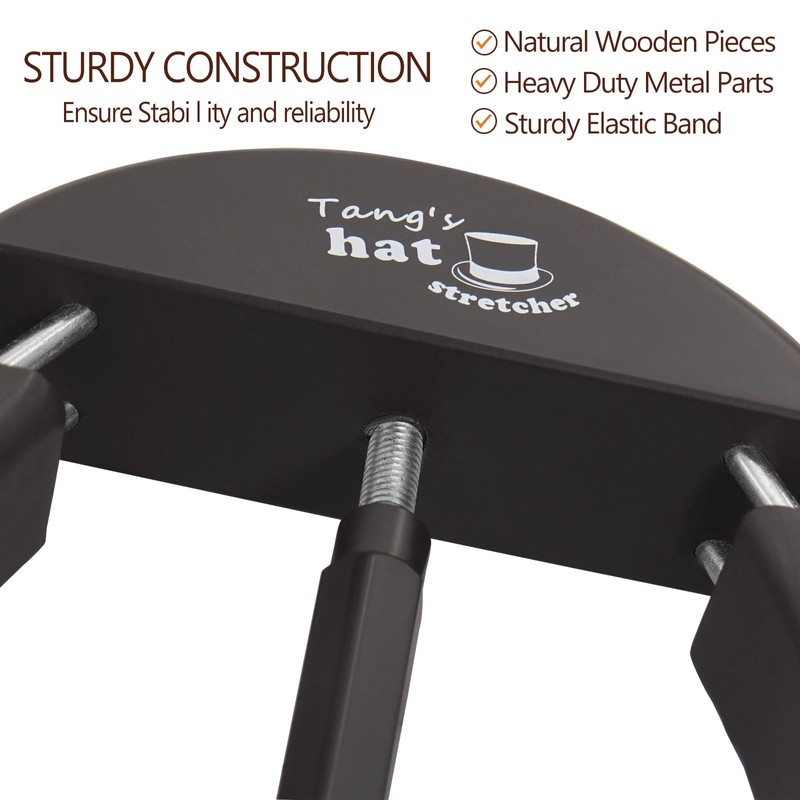 Tang's Cowboy 4-Way Hat Stretcher for Men&Women,Hat Stretcher for Baseball