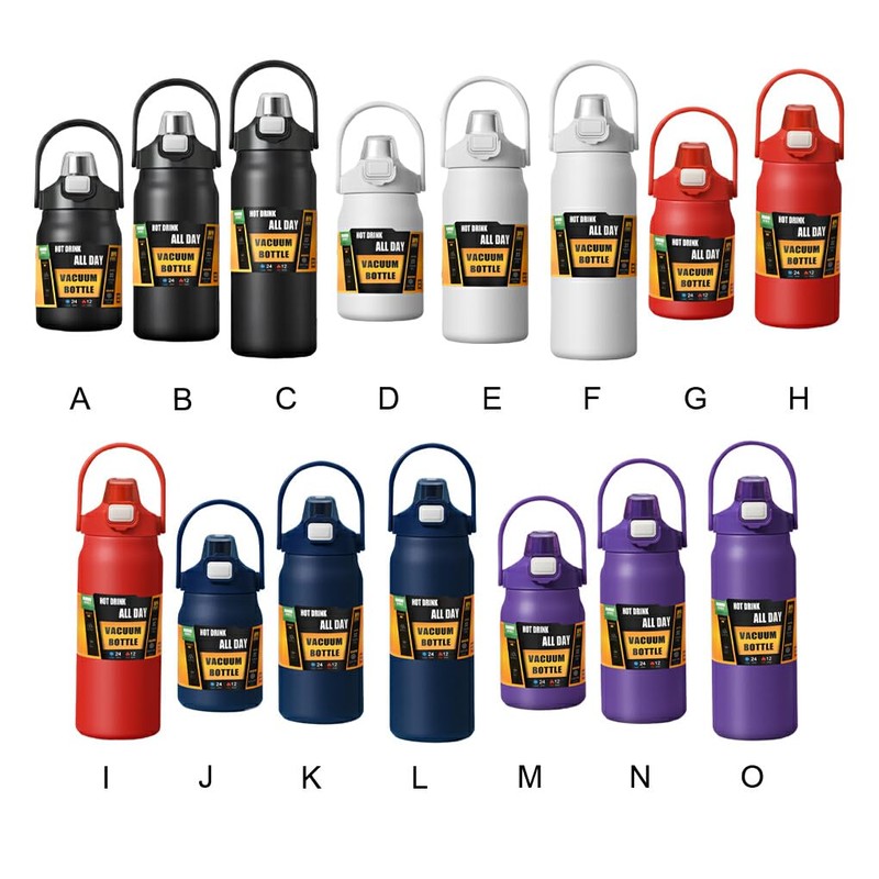 SUIOPPYUW Coldest Water Bottle with Handle Eco-Friendly Multiple Color Options