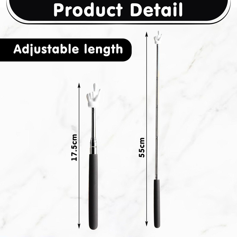 3 Pieces Retractable Finger Reading Sticks, Creative Teaching Tools, Children's