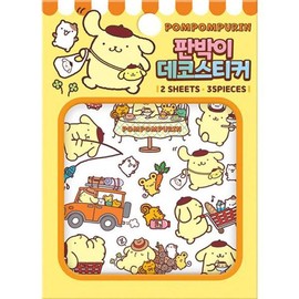 Hottracks Deco Stickers - Sanrio Pompompurin / 판박이 데코스티커 - 산리오 폼폼푸린