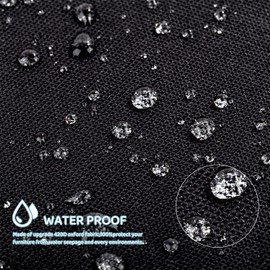 UDODIY Pizza Oven Cover for Ooni Koda 16, Waterproof Portable Pizza Oven Cover with Handle 420D Oxford Fabric Weather Resistant DustProof Pizza Oven Cover Outdoor Camping Carry Cover 76x60x21cm