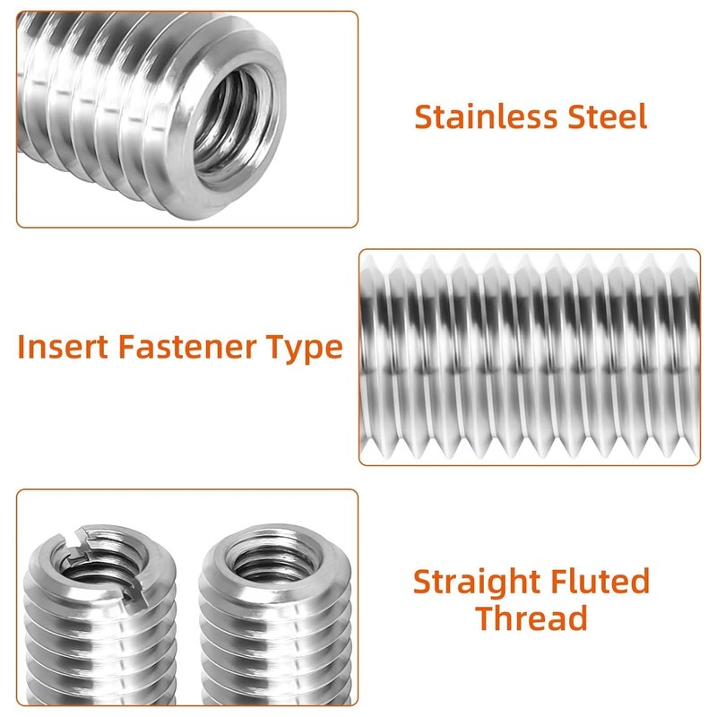YEOVIBL Pack of 10 Thread Insert M8 to M6, 15