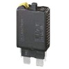 E-T-A Circuit Protection and Control 1170-21-10A, Circuit Breaker; Therm; Push; Cur-Rtg 10A; Plug-in; 1 Pole; Vol-Rtg 28VDC; Blade Snap