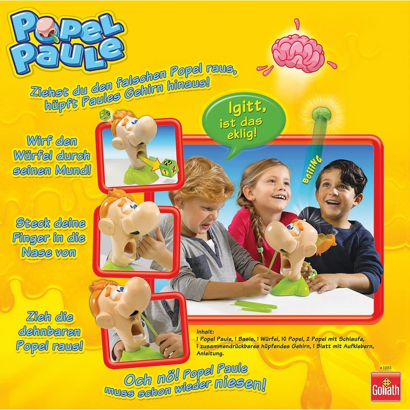 Goliath Toys 31053 Goliath Popel Paule The Exciting Action Game