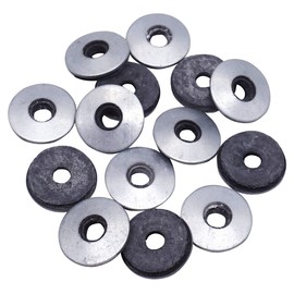 SKIR'CO (Pack of 150) Zinc Plated M14 Washers with EPDM Rubber Bonded Sealing Washers Round Metal Washer (150, M14)