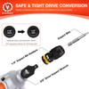 BLACKROBOT Quick Release Impact Bit Holders 1/4-Inch Square Drive to