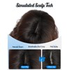 HAIRCUBE Long Wavy Synthetic Wig with Fringe Light Blonde with