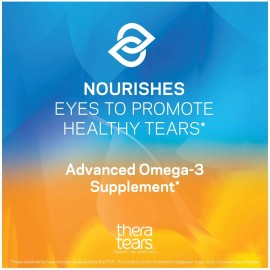 TheraTears Eye Nutrition 1200mg Omega 3 Supplement 90 Count Softgels