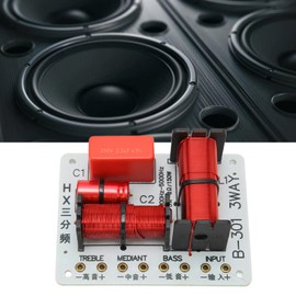 DAUZ Crossover 3 Way 150W Speaker Frequency Splitter for DIY Speaker