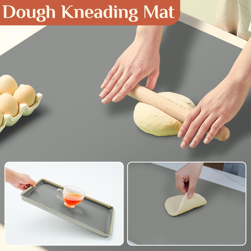 Silicone Baking Mat, 12 IN x 6 FT Free Cutting