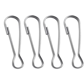 QLXHBOT Lanyard Clips, Lanyard Hooks 100pcs,1.26 in Premium Clasps Hooks Closures Snap Hooks Small for Crafts Lanyards Metal Key Chain Ring Making Jewelry Replacement Clips