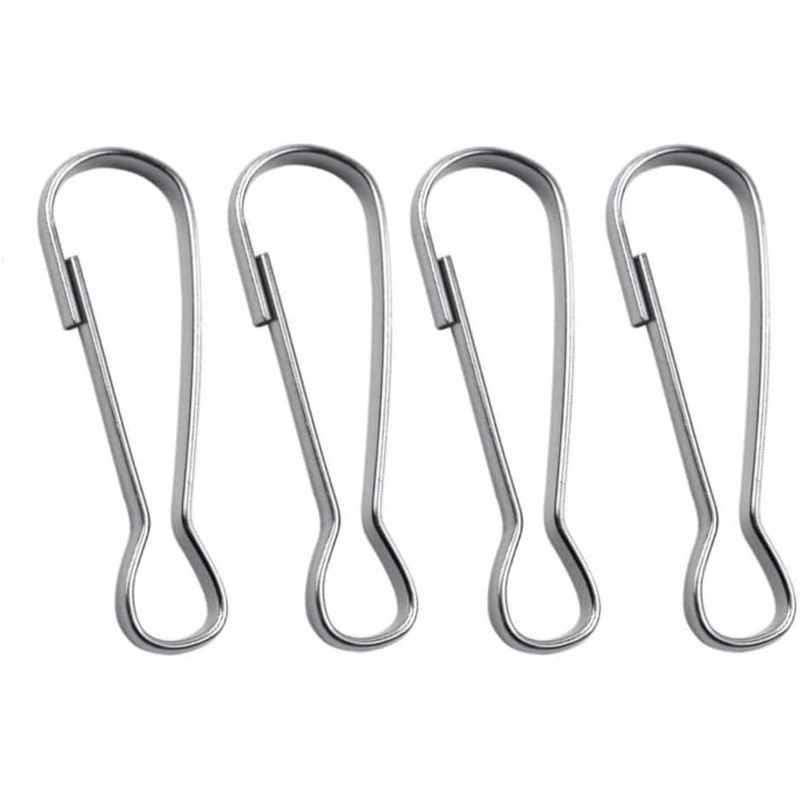 QLXHBOT Lanyard Clips, Lanyard Hooks 100pcs,1.26 in Premium Clasps Hooks