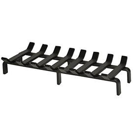 SteelFreak Heavy Duty 13 x 10 Inch Steel Grate for Wood Stove & Fireplace - Made in The USA