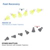 YONEX Mavis 10 Badminton Shuttlecocks - Tube of 6, Colour-