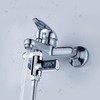 Bmocoen LED Display Shower Thermometer, Water Flow Self-Generating Shower Temperature