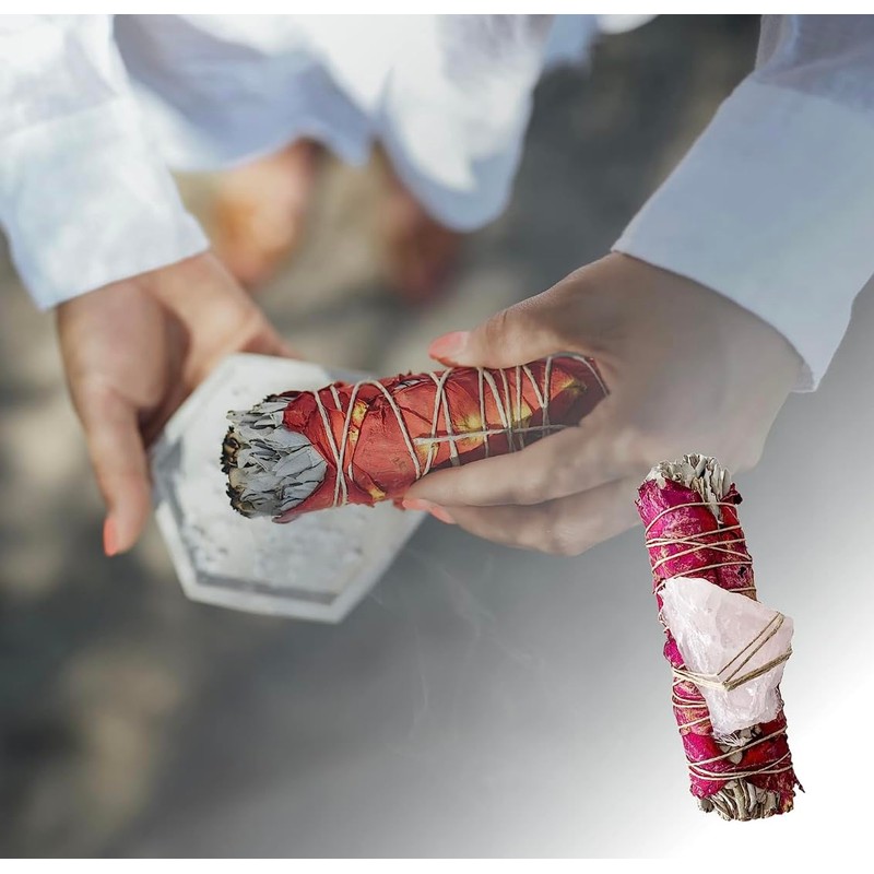 ALHUMO - Salvia Blanca Cuarzo Rosa