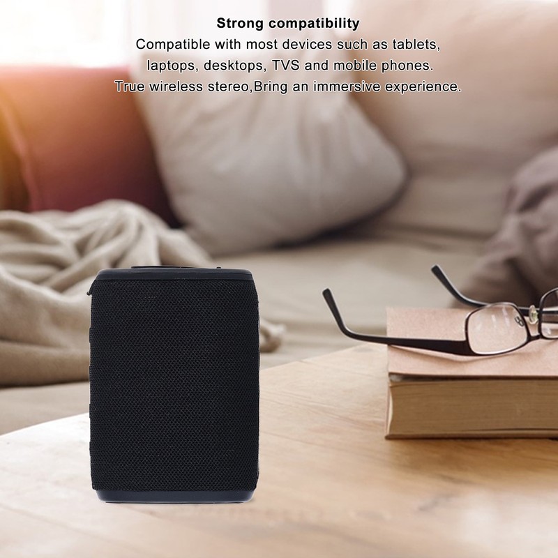 Bluetooth5.0 Speaker IPX7 Waterproof 1000mAh Rechargeable Stereo Sound Speaker Portable