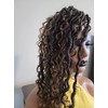 Black Textures Goddess Faux Locs Crochet Hair Curly River locs