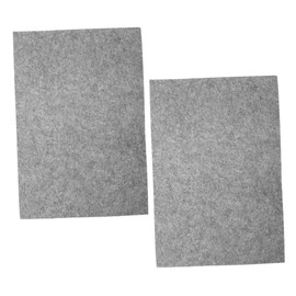 DOITOOL 2Pcs Calligraphy Felt Mat Grey Painting Desk Pad Durable Felt Cushion for Calligraphy Practice Lightweight Portable