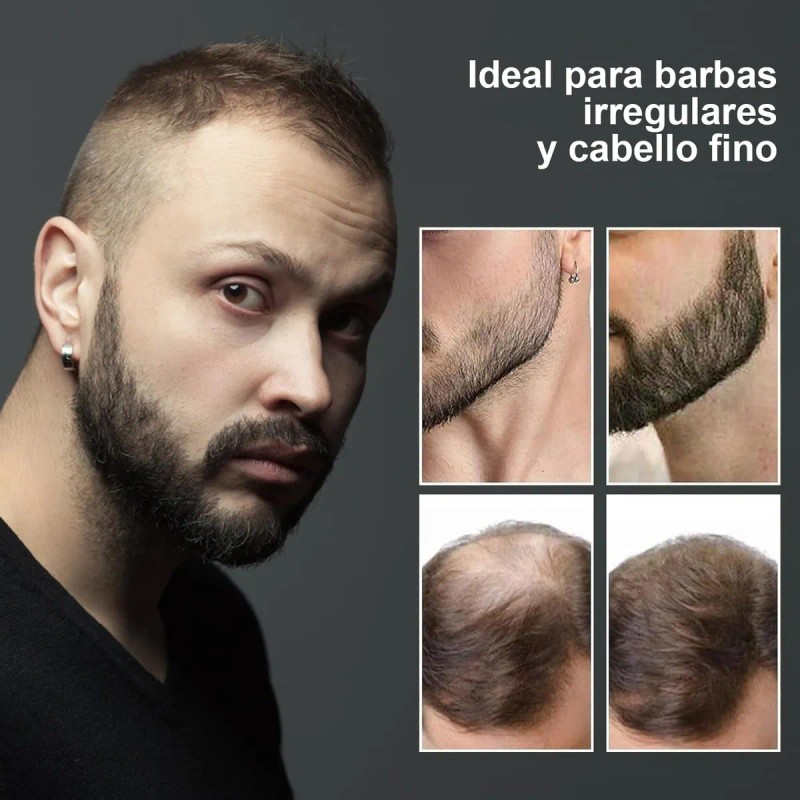 Polvo De Maquillaje De Fibra Capilar Cubre Raíz De Cabello