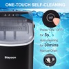 Ice Maker Countertop, Portable Ice Machine Self-Cleaning, Portable Ice Cube