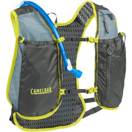 CamelBak Women's Circuit Run Vest 50oz Hydration Bladder, Graphite/Limeade