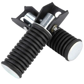 Motorcycle Foot Pegs - 1 Pair Motorcycle Pillion Footrest Pedal, Motorcycle Rear Footrest Pedal for GN125 / QJ25 / GS125 / GT125-5