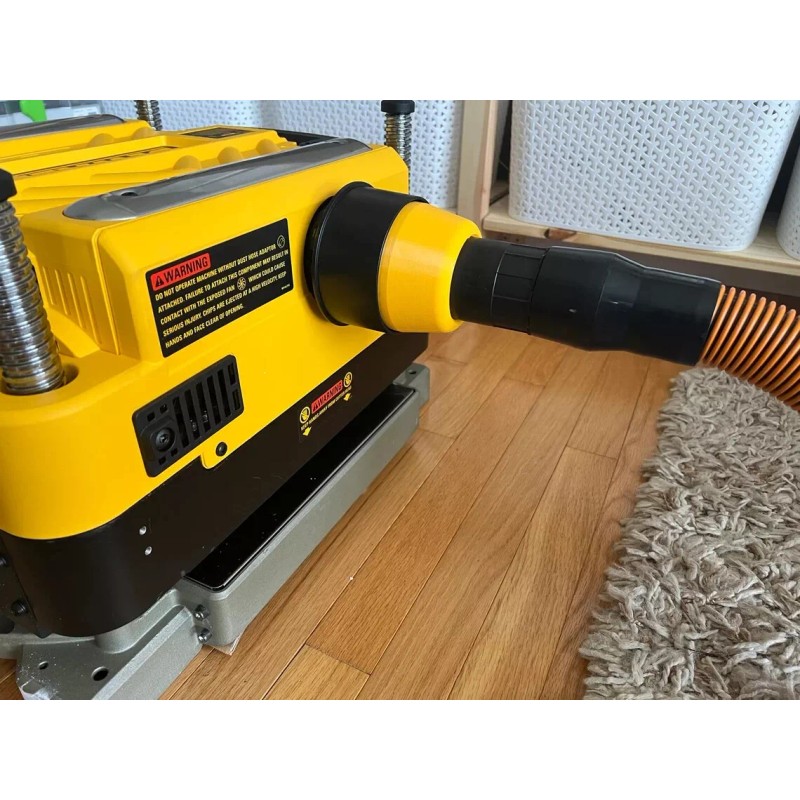 ToolCurve DeWalt DW735 Planer to 2 1/2" Vacuum Hose Adapter
