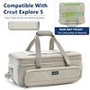 AMOIGEE Double Layer Carrying Case for Cricut Explore 5, Accessories